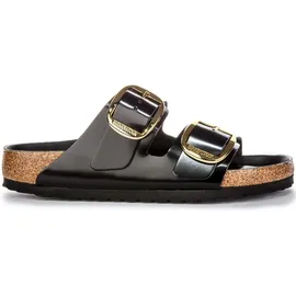 Birkenstock Arizona Big Buckle Damen Ledersandalen in Schwarz – 7 UK - 40 EU - 9/9.5 US / Black - Schwarz - 40