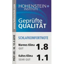 Häussling Königstraum Dauneneinziehdecke Warm 90% Daunen und 10% Federn (Größe: 220x240 cm*)