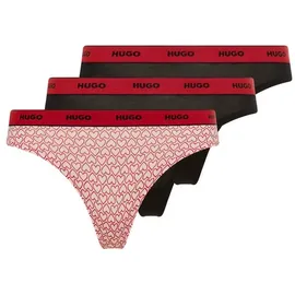 Hugo TRIPLET THONG DESIGN 3 St. open pink 695 XXL