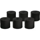 oase(オアゼ) OASE 48023 Ersatz Carbon Filterschwamm Set für BioMaster Aquarium Außenfilter, 6 Stück, schwarz