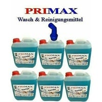 6x 5 L Flüssigwaschmittel Gel Blau wie Waschpulver Voll Waschmittel - Primax +A