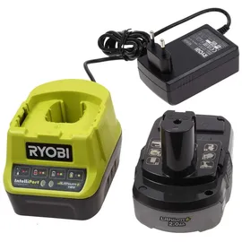 RYOBI Akku 18 V 2,0 Ah 1 Stück + Schnellladegerät