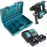 Makita DHR 171 SMX3 Akku Bohrhammer 18 V 1,2 J SDS-Plus Brushless + 2x Akku 4,0 Ah + 65 (Akkubetrieb)
