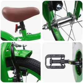 vidaXL Kinderfahrrad 16 Zoll grün