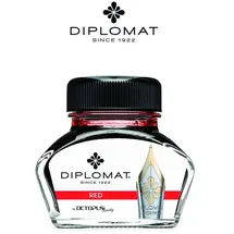 Diplomat Tintenglas Octopus 30 ml rot