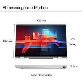 HP Envy x360 16-ad0675ng AMD Ryzen 7 8840HS 16 GB RAM 512 GB SSD Meteor Silver