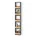 livinity® Weinregal 30 x 180 cm Goldkraft Eiche/Anthrazit