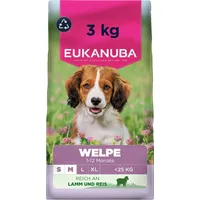 Eukanuba Welpenfutter Lamm & Reis 3 kg