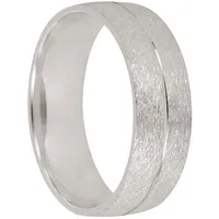 Trauring FIRETTI "Schmuck Geschenk Gold 375 Hochzeit Ehering Trauring "LIEBE"" Gr. 21, weiß (weißgoldfarben), Fingerringe, 21, ohne Brillant, Weißgold 375, 6mm, Made in Germany, wahlweise mit oder ohne Brillant