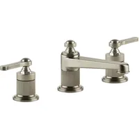 GESSI Venti20 3-Loch-Waschtischarmatur, mit Ablaufgarnitur, - Finox Optik