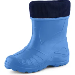 Kinder Gummistiefel Gefüttert KL058 - Hellblau - 30