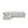 HIMOLLA Ecksofa 1065 ¦ grau ¦ Maße (cm): B: 286 H: 84 T: 255.0