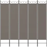 vidaXL Paravent Anthrazit 200x200 cm Stoff