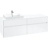 Villeroy & Boch Collaro Waschbeckenunterschrank C02200MS  links 160 x 55 cm White Matt