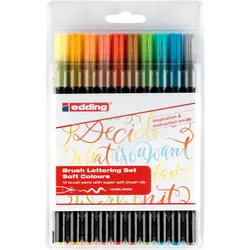 edding 1340 Brush Lettering 10er-Set sanfte Farben sortiert