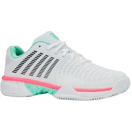 K-Swiss Express Light 3 White/Neon Mint/Neon Pastel Pink 37