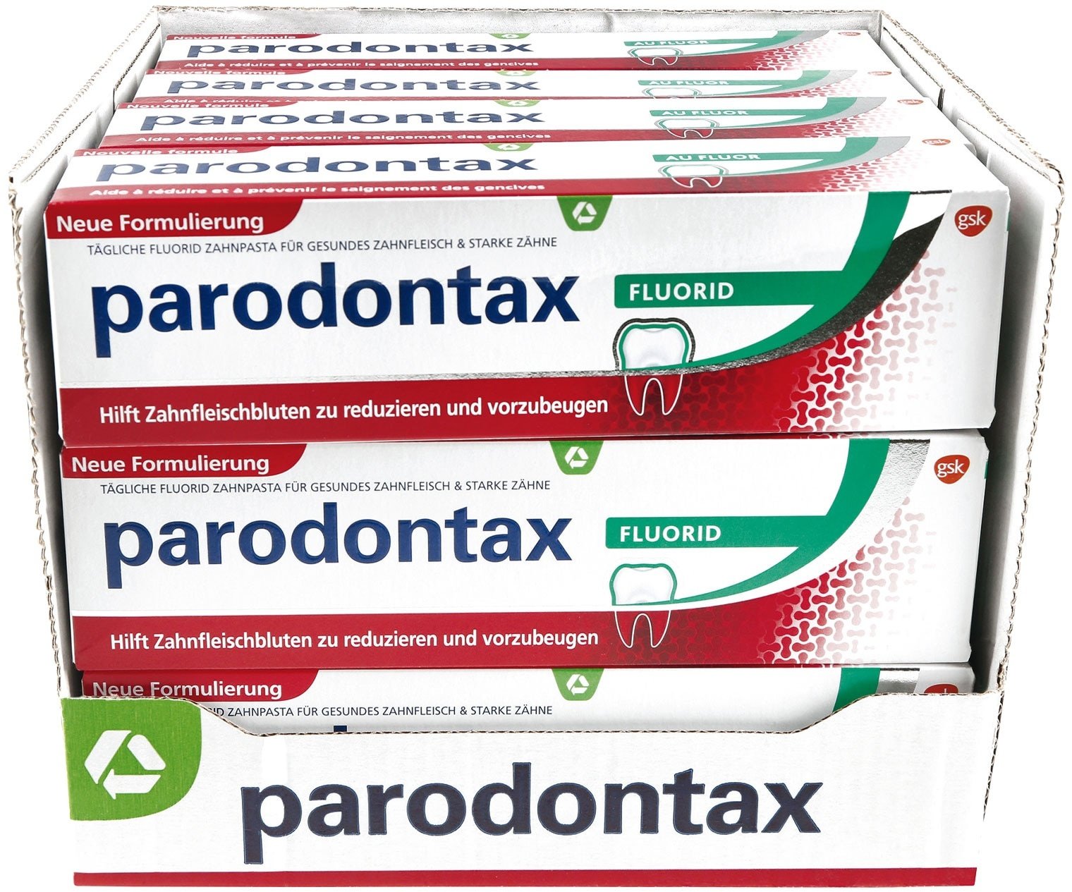 Parodontax Zahncreme Fluorid 75 ml, 12er Pack