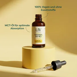 LIV Vitamin D3 + K2 Öl 30 ml