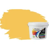 RyFo Colors Silikonharz Fassadenfarbe Lotuseffekt Trend Maisgelb 3l - bunte Fassadenfarbe, weitere Gelb Farbtöne und Größen erhältlich, Deckkraft Klasse 1