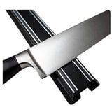 Messer Magnetleiste/Magnet Messerhalter Messerleiste Classic extra stark, schwarz 30/45cm - Platz für 6 Messer Inklusive Befestigungsschrauben, Länge:450 mm