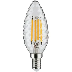 Paulmann Vintage Edition LED Kerze gedrehtes Glas  E14 230V 450lm 4,7W 2700K dimmbar Klar 28707