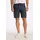 Lindbergh Shorts LINDBERGH, Herren, Gr. L, N-Gr, blau (navy), Web, Obermaterial: 55% Baumwolle, 45% Leinen, unifarben, regular fit kniefrei, Hosen Shorts, Sommerhose mit Taschen