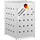 deluke Mülltonnenbox SOGI 69 x 115 x 77,5 cm silber