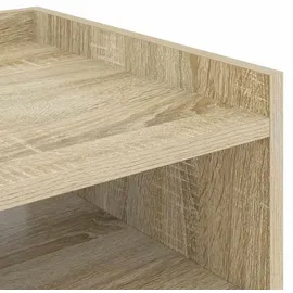 vidaXL Nachttisch mit Regal Sonoma-Eiche 40 x 40 x 61 cm Holzwerkstoff