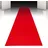 Boland Roter Teppich Partydekoration VIP 450x60cm Glitter Glamour - Rot