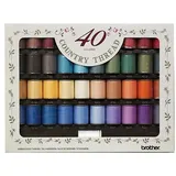 Brother mat broderitråd 40 rl.