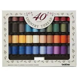 Brother mat broderitråd 40 rl.