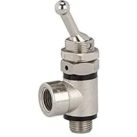 Riegler 3/2-Wege-Kipphebelvent.Schlauchs.Gew.anschluss G1/8,Schl.G1/8IG