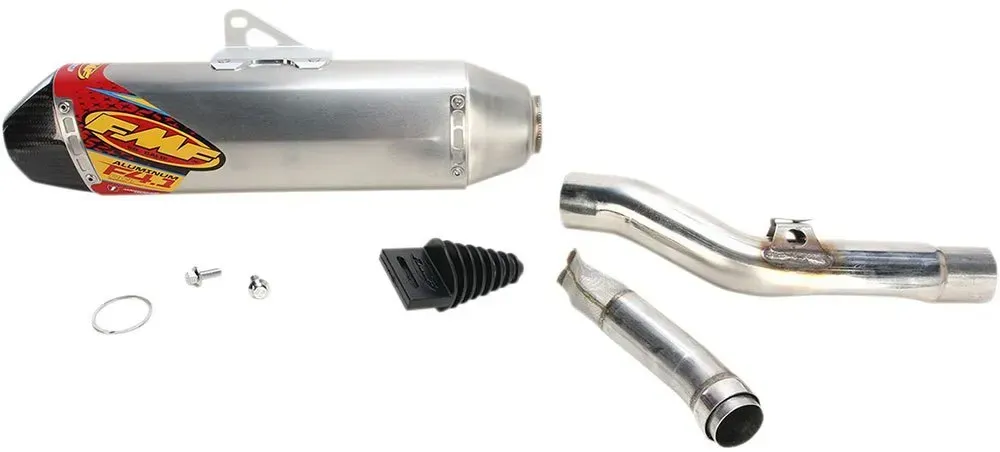 Fmf Factory 4.1 Rct Stainless Steel&carbon Kx450f 16-18 Nicht Homologierter Slip-on-schalldämpfer - Silver - Not Homologated