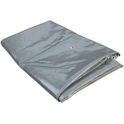 Pool-Abdeckplane GRE, grau, B:460cm H:0,58cm L:855cm, Polyvinylchlorid (PVC), Planen, Winterabdeckung für Pool Braga, BxL: 460x855 cm