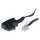 S/CONN maximum connectivity Telefon-anschlusskabel, Tae/f, 6m, Schwarz,