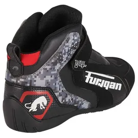 Furygan V4 Vented Motorradschuhe, schwarz-grau, Grösse: 45