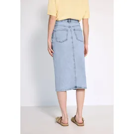 street one studio Damen, Jeansrock im Bleached-Look - 46