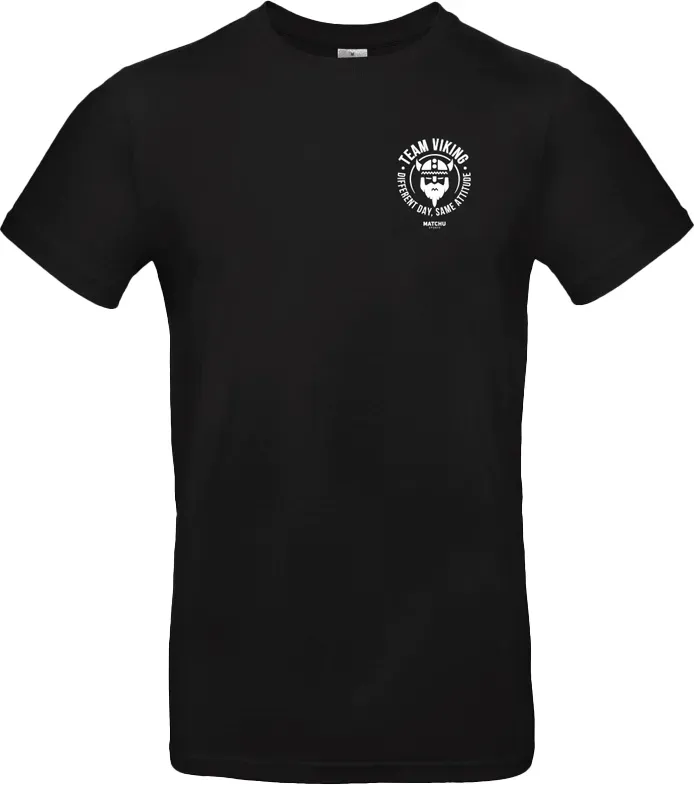 Matchu Sports Team Viking - Schwarzes Herrenhemd - Schwarz