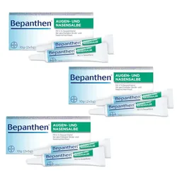 Bepanthen Augen-und Nasensalbe 3X10 g Augen- und Nasensalbe