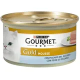 Purina Gourmet Gold scatoletta mousse con pesce dell'oceano gr.85  Die Verpac...