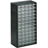TRESTON Kleinteilemagazin Polypropylen 310x180x550 mm Anthrazit 60 Schubladen