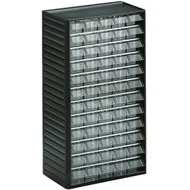 TRESTON Kleinteilemagazin Polypropylen 310x180x550 mm Anthrazit 60 Schubladen