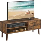 VASAGLE LTV120T01 TV-Schrank Lowboard 120 cm vintagebraun Holz