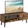 VASAGLE LTV120T01 TV-Schrank Lowboard 120 cm vintagebraun Holz