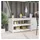 vidaXL Küchenschrank mit Regal 106 x 55 x 64 cm Weiß
