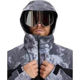 QUIKSILVER Sycamore Snow Jacke, Bedruckt, Schwarz, Größe M