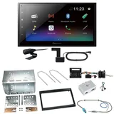 Pioneer DMH-A340DAB DAB+ Bluetooth Einbauset für Citroen C2 C3 Berlingo Jumpy