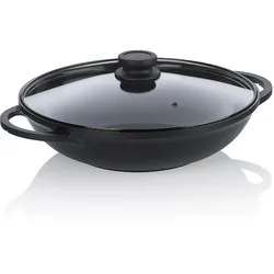 KELA Wok ATURA Keramikversiegelung PFOA-/PTFE-frei 32 cm 4 Liter mit Glasdeckel