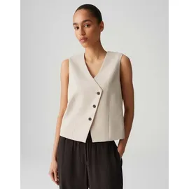 Opus Damen Weste | WARFA Weste mit asymmetrischer Knopfleiste natural glaze, 38 - 38