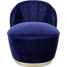 Playboy Stella Samt 67 x 71 x 70 cm blau